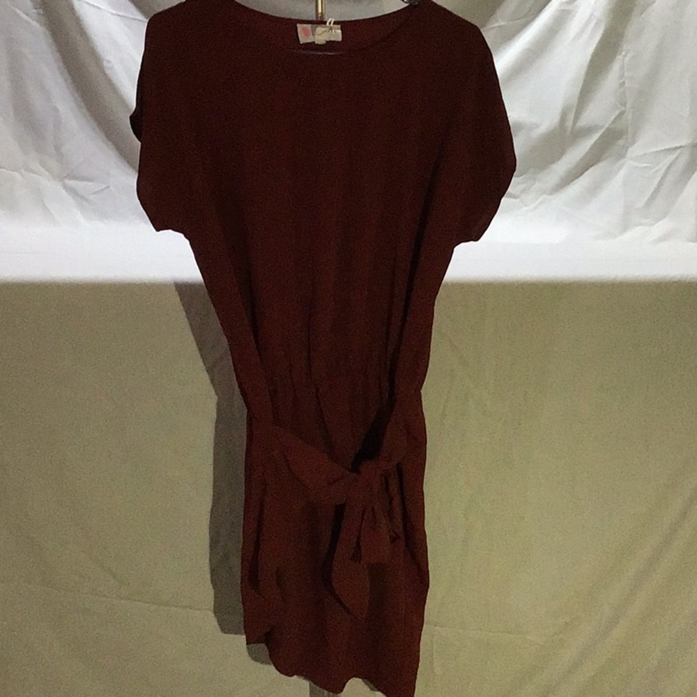 Burgundy dress brand new